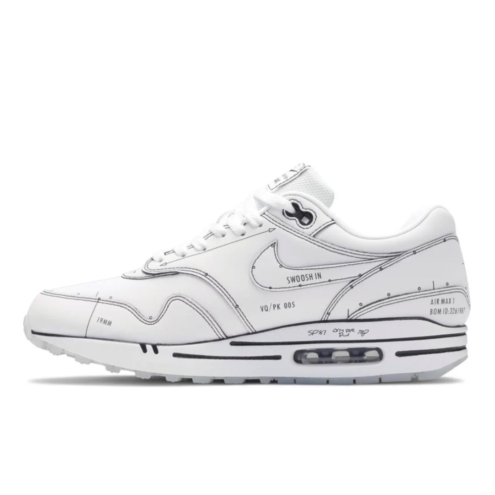 🔥🔥🔥AIR MAX 1 'SKETCH TO SHELF - WHITE